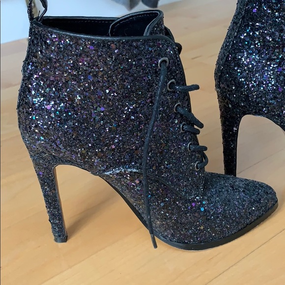 Aldo shoes ankle sparkly boots - Picture 7 of 10